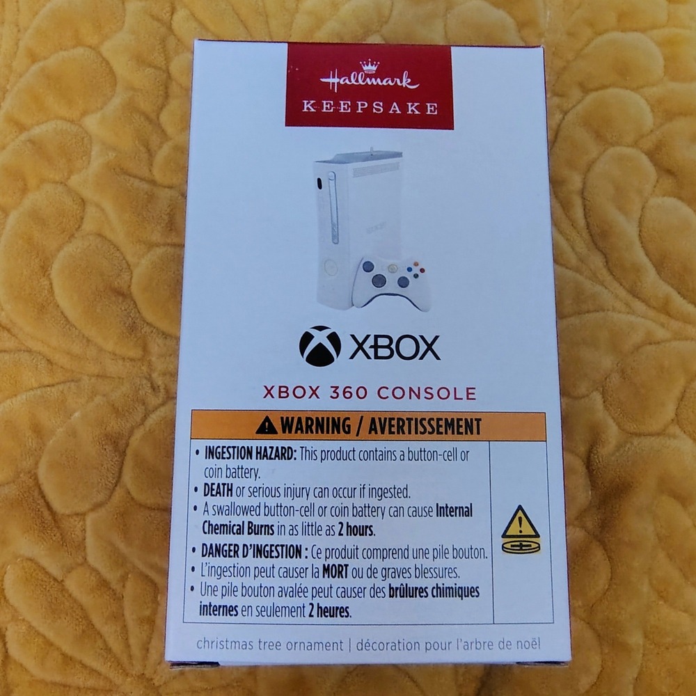2025 Hallmark Keepsake Ornament XBOX 360 CONSOLE Magic Light & Sound NIB!